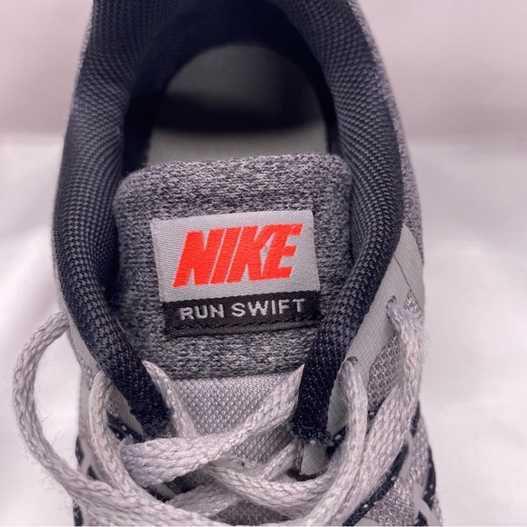Nike women’s Runswift sneakers 8.5 gray and orange ATHLETIC RUN WALK ATHLEISURE - Picture 6 of 10